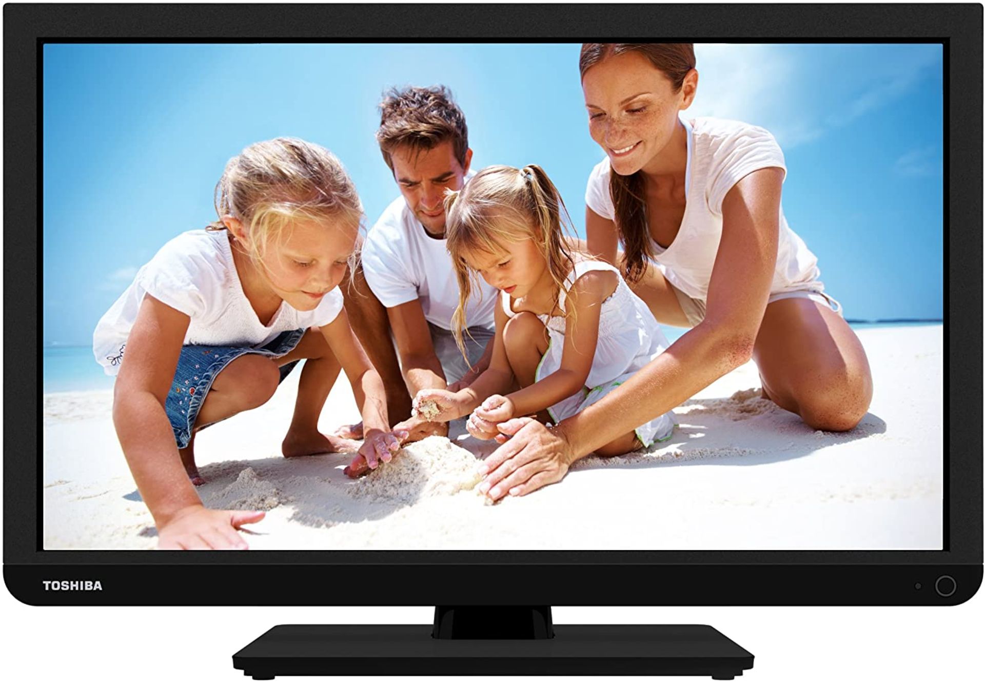 (M30) Toshiba 22D1333B 22-inch Widescreen 1080p Full HD LED TV with Built-In DVD Player [Energy... - Image 2 of 3