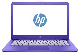 (T11) 1 x GRADE B - HP Stream 14-AX002NA 14" Purple Laptop Intel Celeron N3060, 4GB RAM, 32GB e...