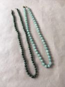 Jade necklaces