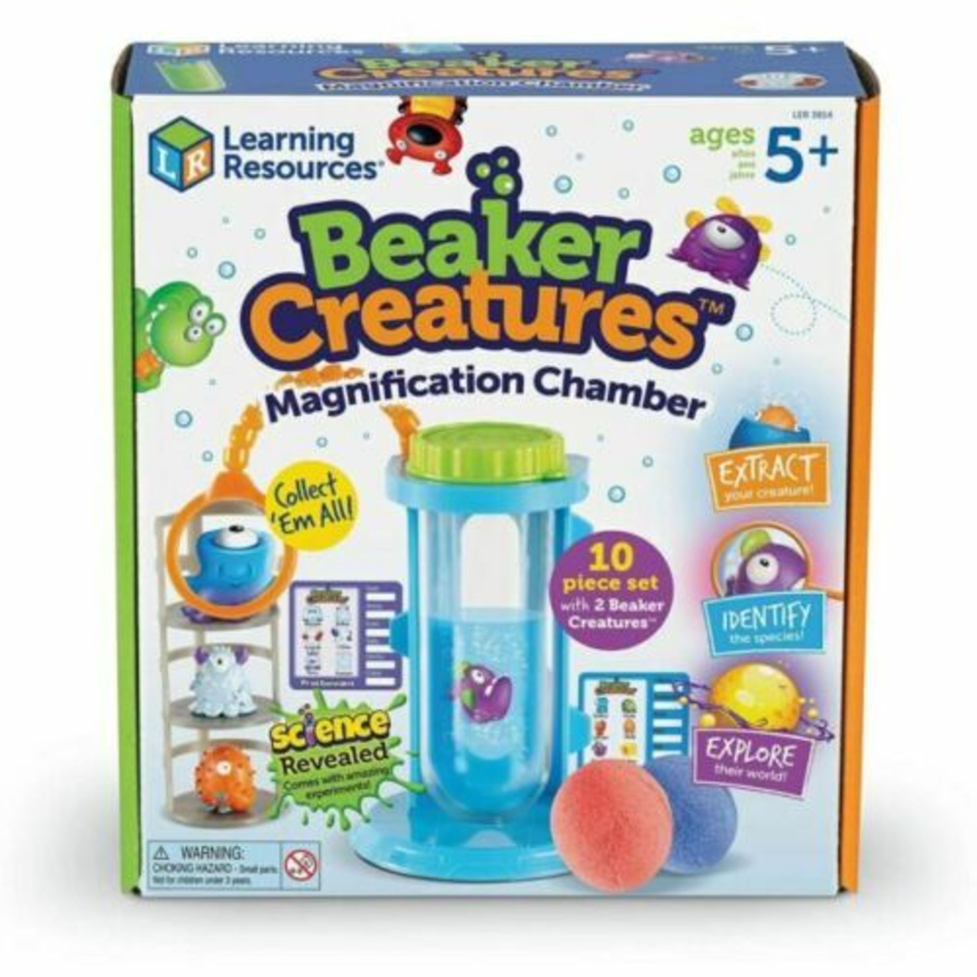 3x Brand New Learning Resources Beaker Creatures Magnification Chamber