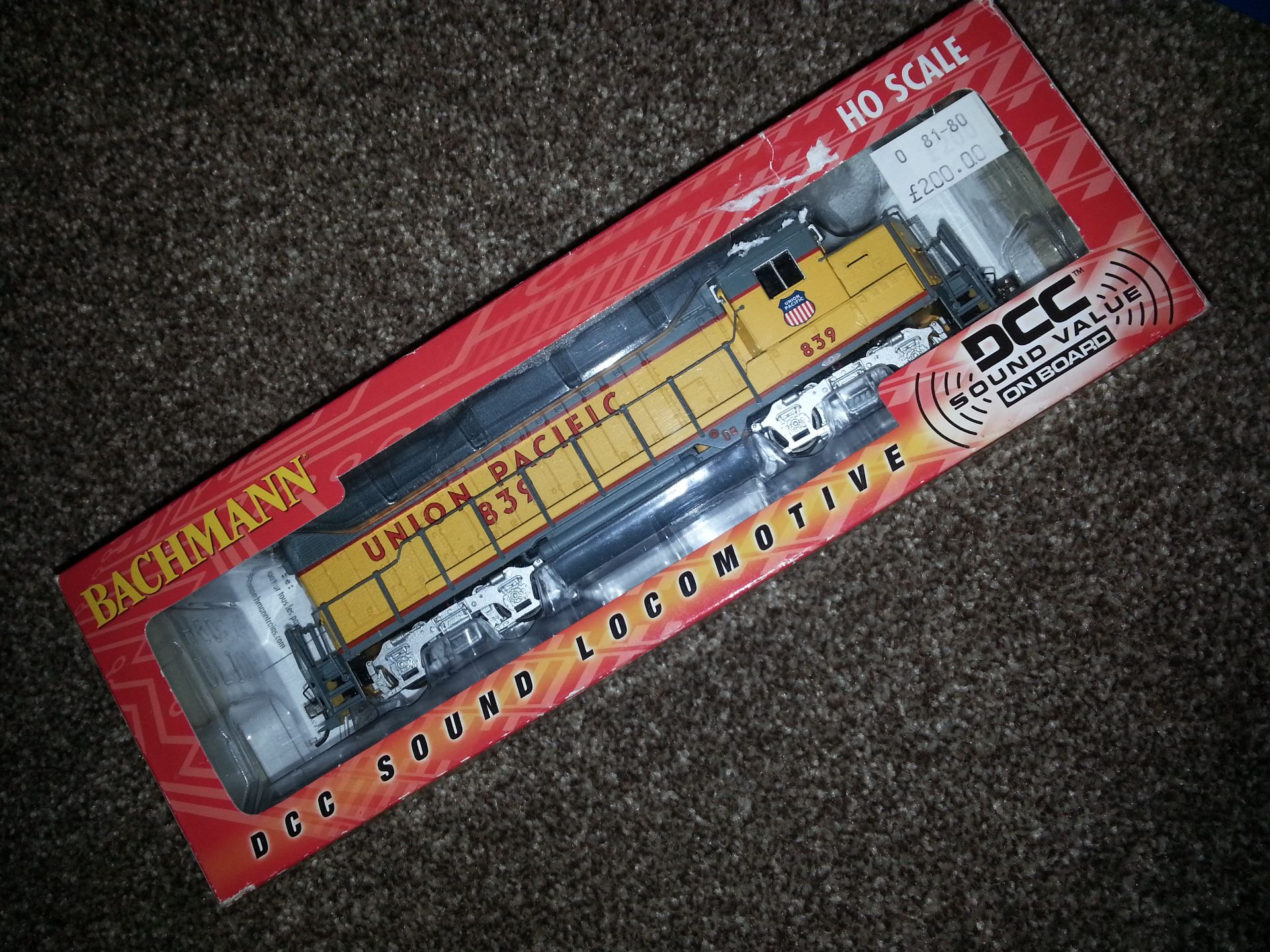 Bachmann 67605, HO Scale, UP Union Pacific #839, -DCC & Sound - Image 2 of 3