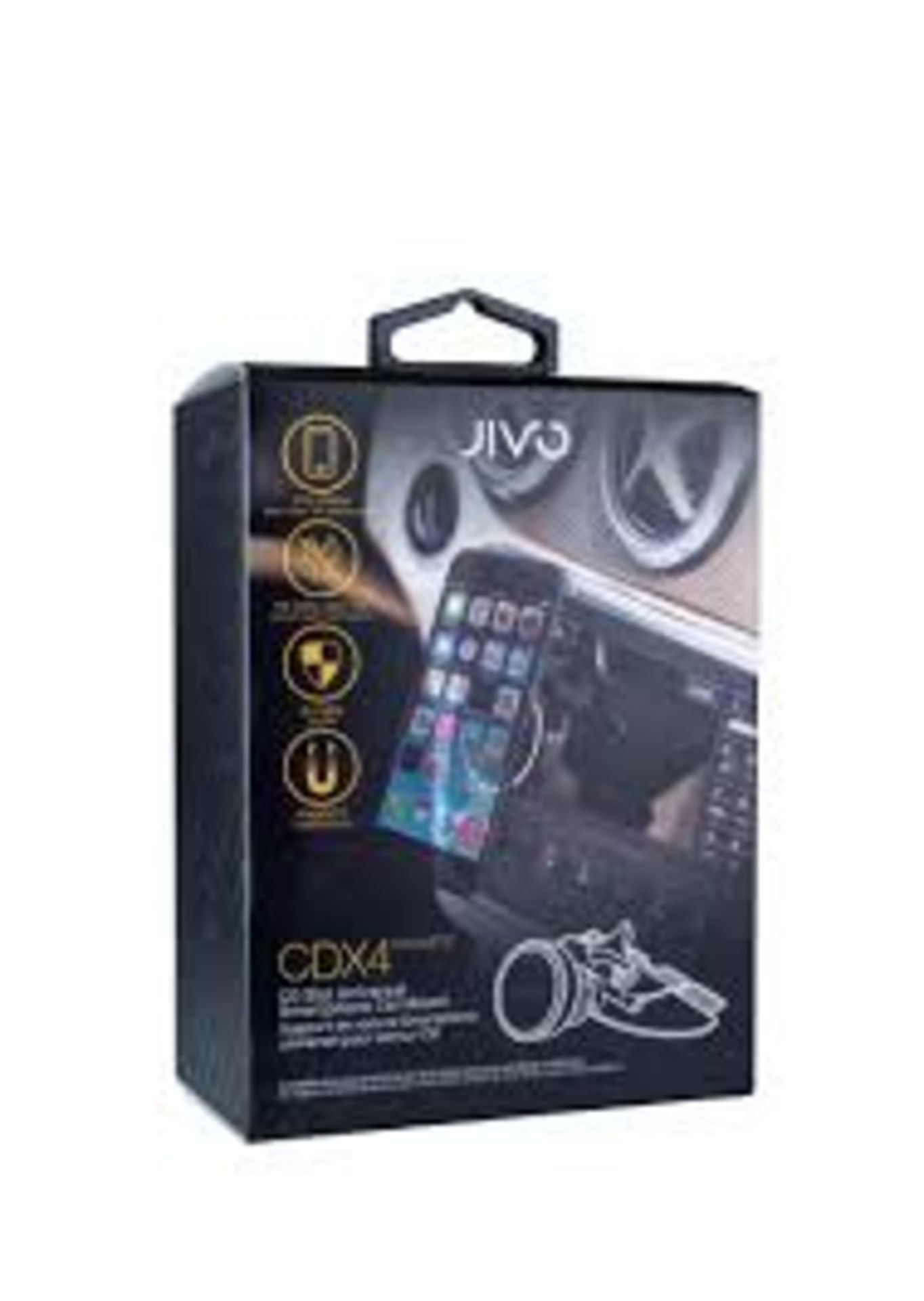 JIVO CDX4 Universal Magnetic In Car Phone Mount Holder Any Phone New UK x 25