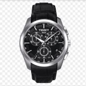 Tissot Couturier Quartz Chronograph T035.617.16.051.00 Black Dial Men's Watch