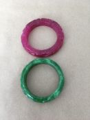 Jade bangles