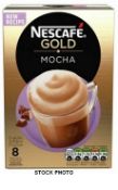 18 boxes of Nescafe gold mocha 8 sachets in each box