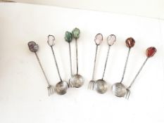 Unusual Cocktail Fork And Spoon Sets