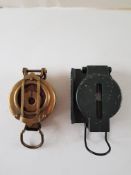 2 Vintage Compasses