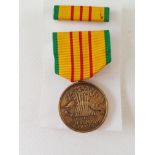 USA Republic Of Vietnam Service Medal And Ribbon