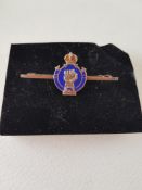 Royal Armoured Corps. Silver Brooch