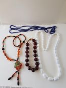 Retro Beaded Necklaces