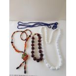 Retro Beaded Necklaces