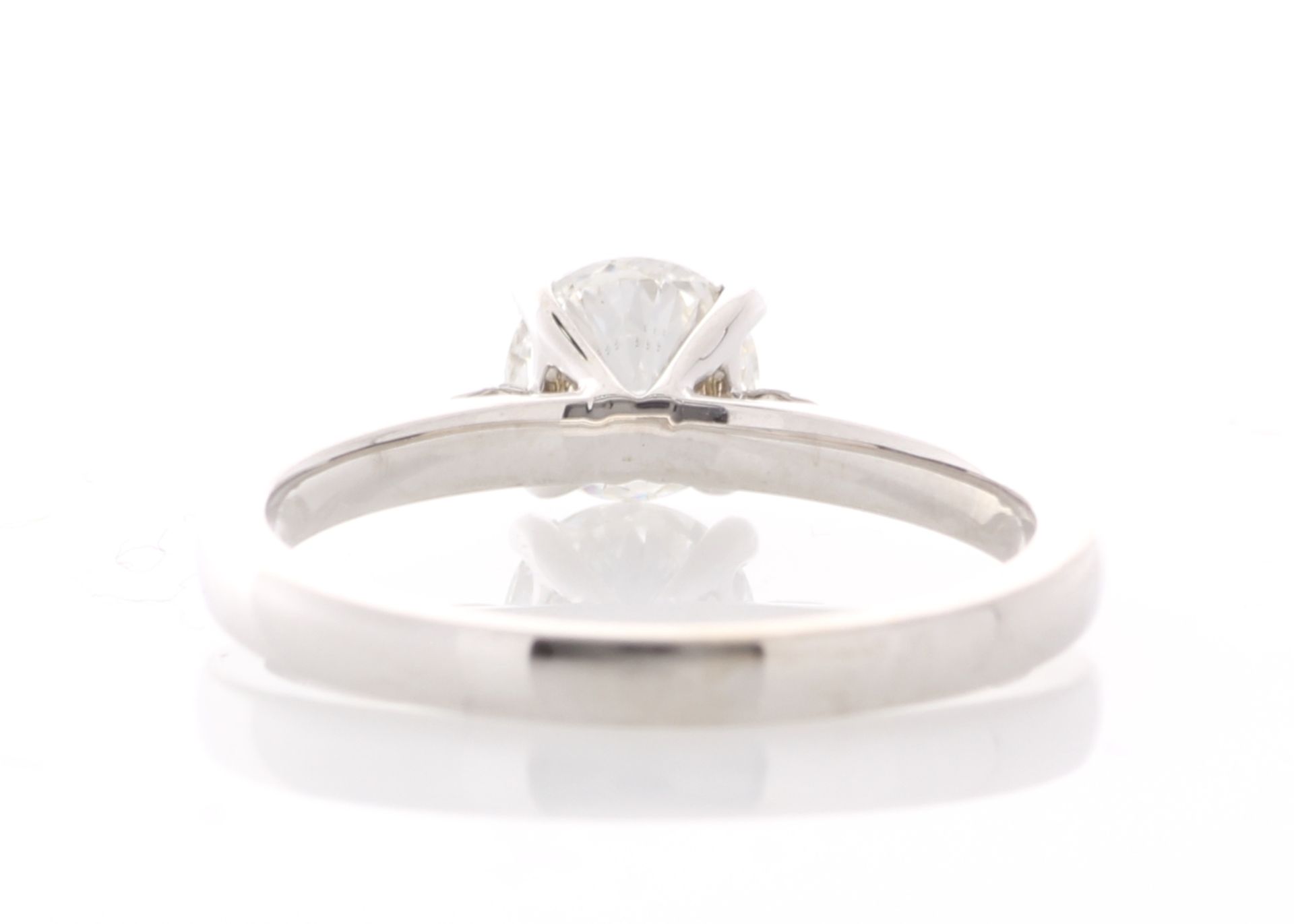 18ct White Gold Single Stone Prong Set Diamond Ring 0.73 Carats - Image 3 of 5