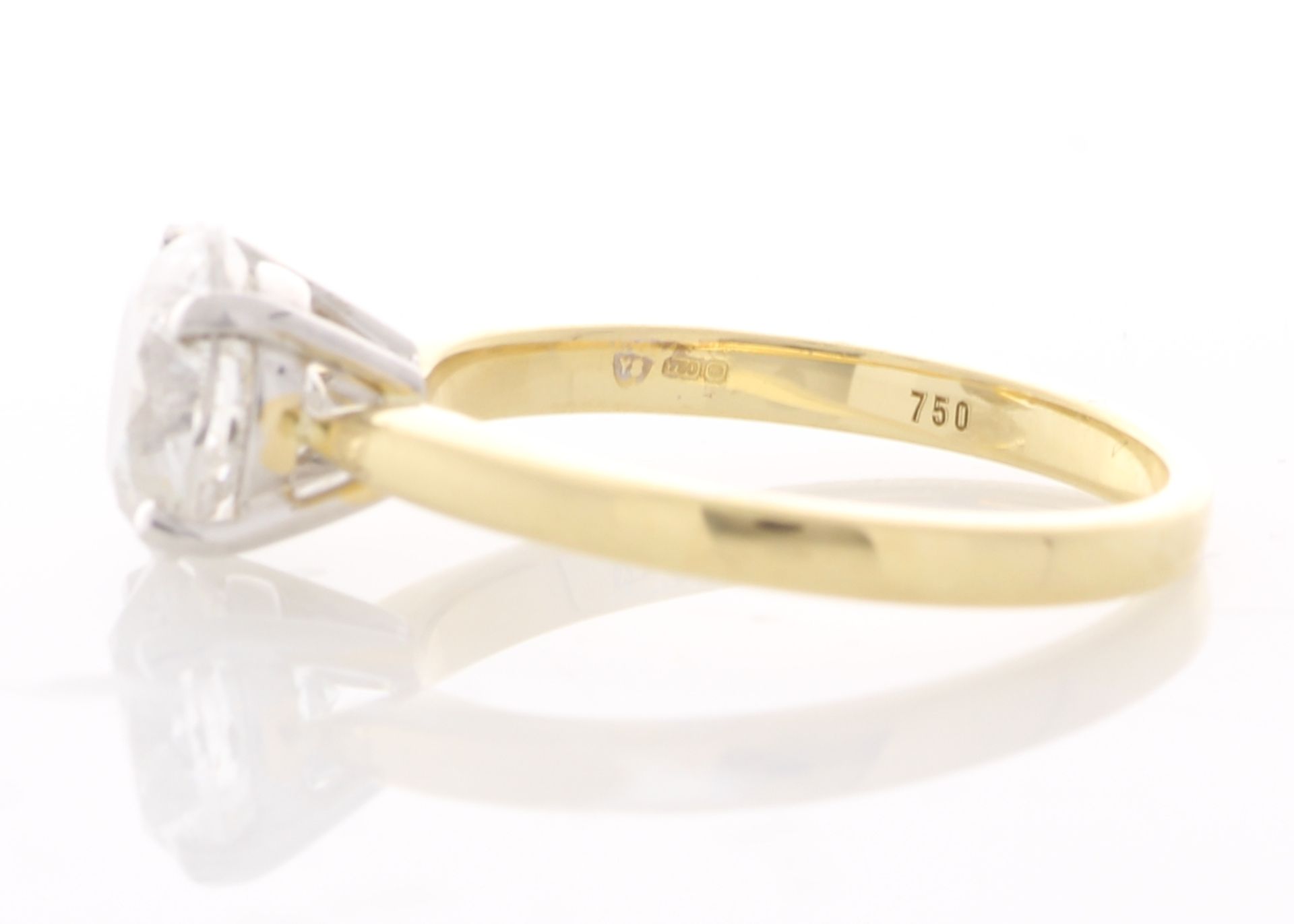 18ct Yellow Gold Single Stone Prong Set Diamond Ring 2.00 Carats - Image 2 of 5