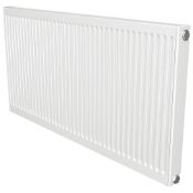 (SU1052) 400x600mm BARLO TYPE 11 SINGLE-PANEL SINGLE CONVECTOR RADIATOR WHITE. RRP £29.99. Com...