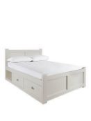 Boxed Item Geneva Small Double Bed [Grey] 100X128X199Cm Rrp:£598.0