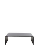 Boxed Item Glass Coffee Table [Black] 40X60X120Cm Rrp:£382.0