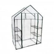 (LF230) 3-Tier 4 Shelf Mini Walk-in Growhouse Garden Greenhouse Our 3-tier Grow House p...