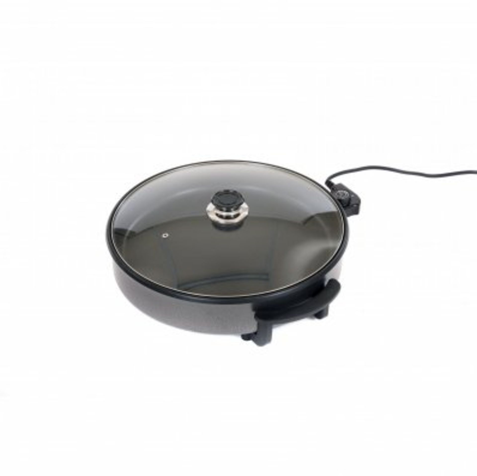(LF257) 1500W Large Multi Function Electric Cooker Frying Pan with Glass Lid The multicooker...