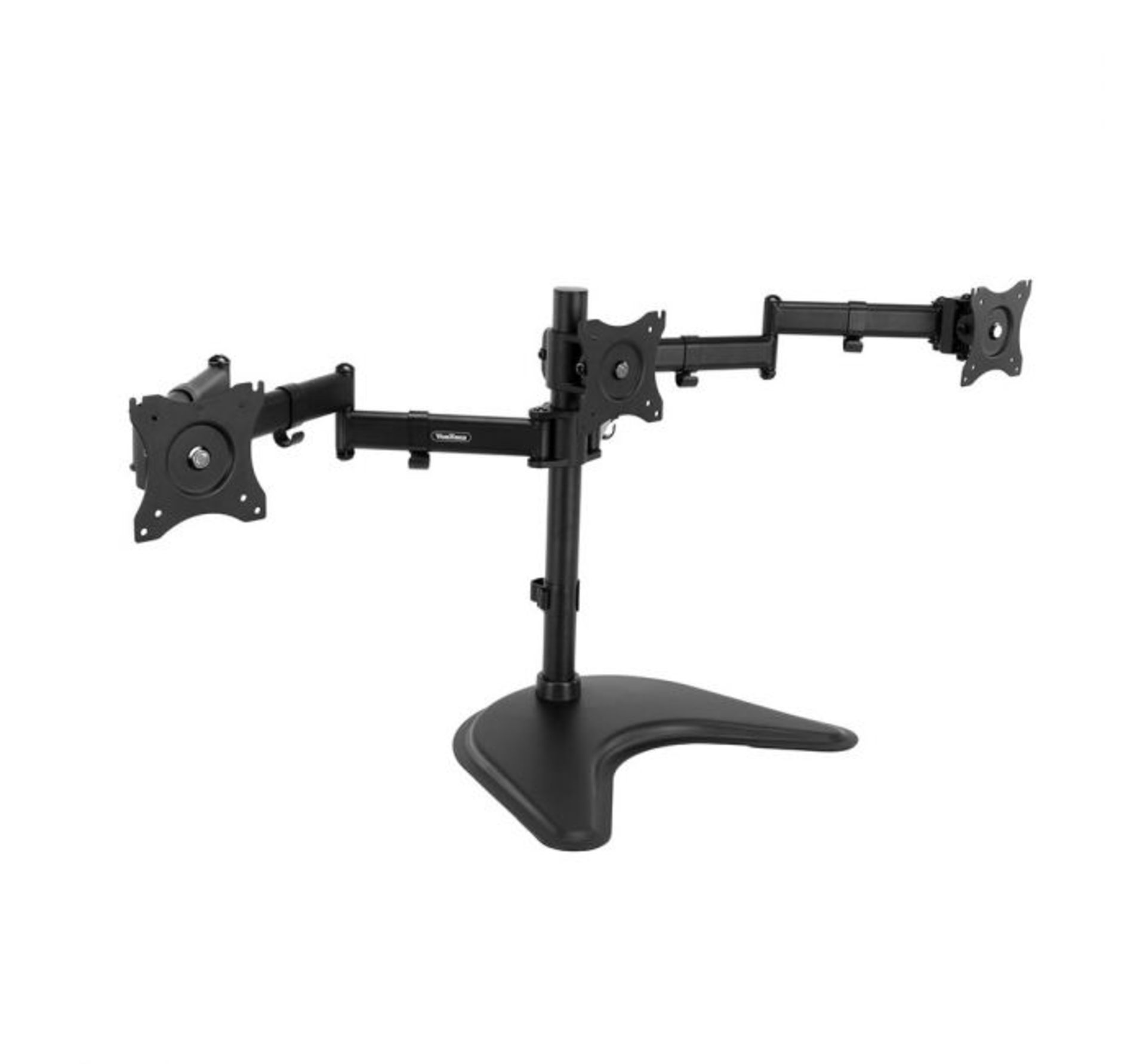 (TD127) Triple Monitor Mount Stand Holds three 13-27” television or monitor screens up to 8k... - Image 2 of 3