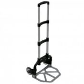 (LF253) 80kg Heavy Duty Folding Foldable Hand Trolley Sack Truck Cart The folding hand troll...