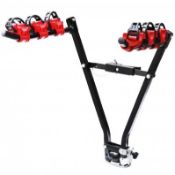 (LF163) Universal 3 Bike Bicycle Tow Bar Car Mount Rack Stand Carrier The universal bike rac...