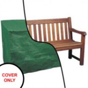 (LF147) Waterproof 4ft 1.2m Garden Furniture 2 Seater Bench Seat Cover Fully Waterproof - Idea...