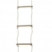 (LF152) Childrens Outdoor Garden Play Rope Ladder 6 Rung Climbing Toy Encourage your ...