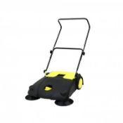 (LF69) 20L Litre Floor Garden Manual Push Brush Yard Sweeper Cleaner The 20L Manual Sweeper ...