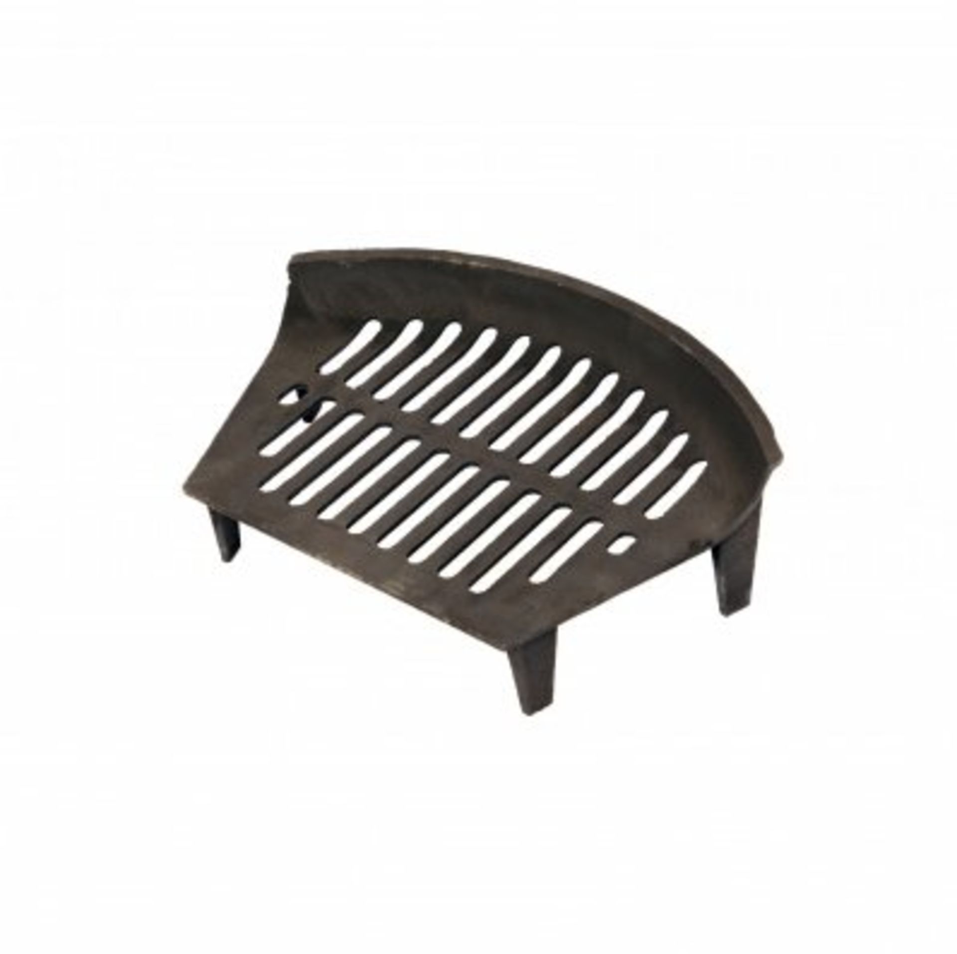 (LF8) Open Fire Grate 16" Cast Iron Heavy Duty Log Coal Wood The cast iron fire grate is a...