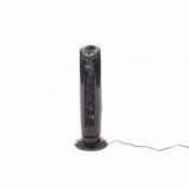 (LF162) 30" Free Standing Black 3-Speed Oscillating Tower Cooling Fan Stay cool this year ...