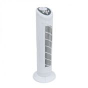 (LF123) 30" Free Standing 3-Speed Oscillating Tower Cooling Fan 3 Speed Push Button Speed Cont...
