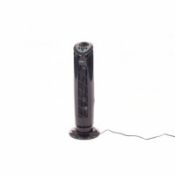 (LF231) 30" Free Standing Black 3-Speed Oscillating Tower Cooling Fan Stay cool this year wi...