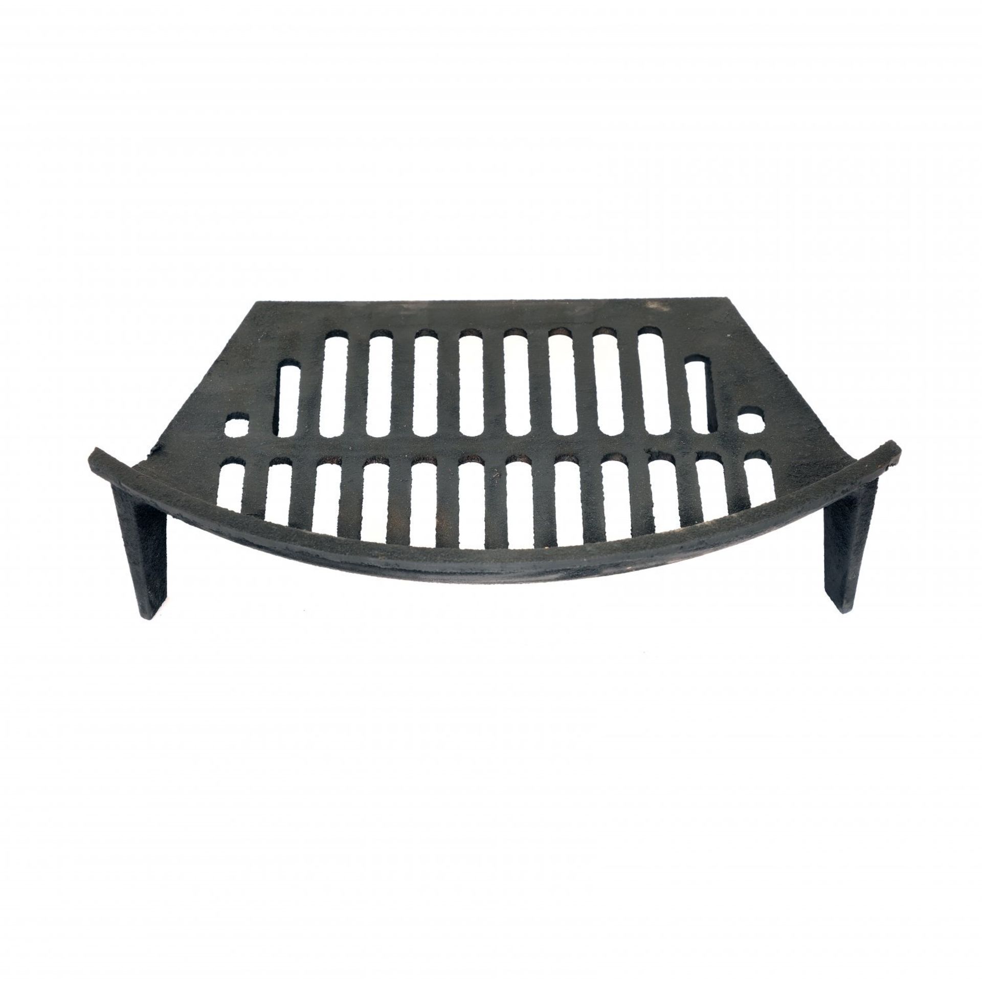 (LF8) Open Fire Grate 16" Cast Iron Heavy Duty Log Coal Wood The cast iron fire grate is a... - Image 2 of 2