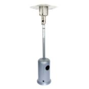 (LF136) Free Standing 12KW Outdoor Gas Patio Heater c/w Hose & Regulator Total Height: 2241mm ...