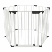 (LF67) 3-in-1 Folding Baby Playpen Gate Fire Guard Wall Mounted The 3-in-1 playpen is extr...