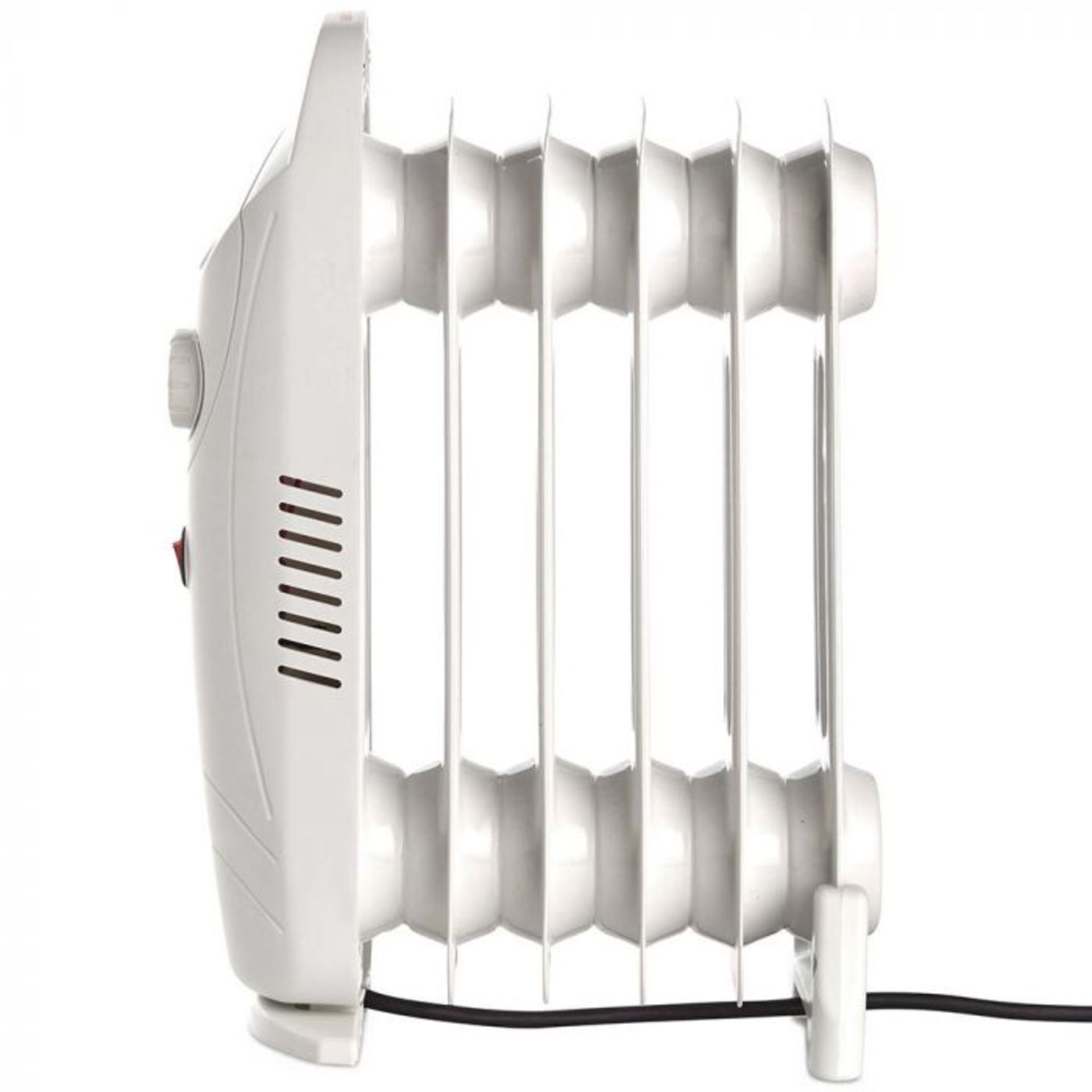 (S72) 6 Fin 800W Oil Filled Radiator - White Compact yet powerful 800W radiator with 6 oil-fil... - Image 3 of 3