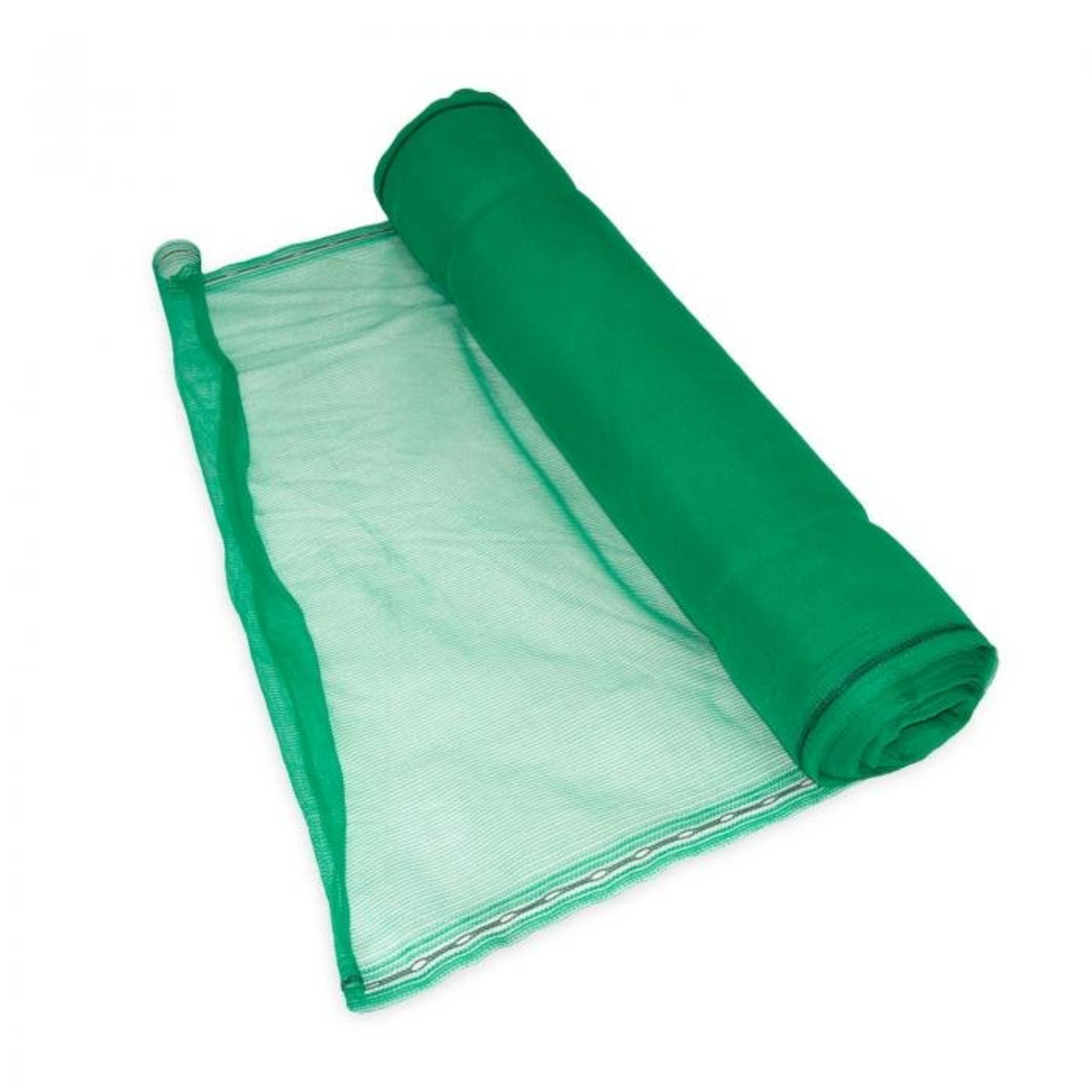 (LF150) Green Shade Debris Scaffold Netting 2mtr x 50mtr Durable Plastic Weatherproof Reusab...