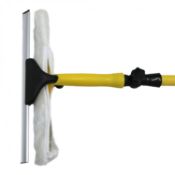 (LF204) Extendable 3.5m Window Cleaning Squeegee Mop Wash Wipe Cleaner Simplify the job of c...