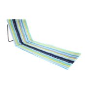 (LF132) Portable Beach Mat Folding Chair Sun Lounger Outdoor Camping Folds Within Seconds for ...