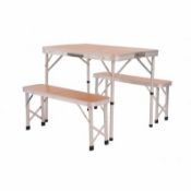 (LF206) 3ft Folding Outdoor Camping Kitchen Work Top Table and Benches The aluminium folding...