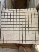 100 x Sahara Limestone Mosaic 2.8x2.8cm