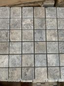 50 x Ash Travertine Mosaic 4.8x4.8cm