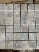 200 x Ash Travertine Mosaic 4.8x4.8cm