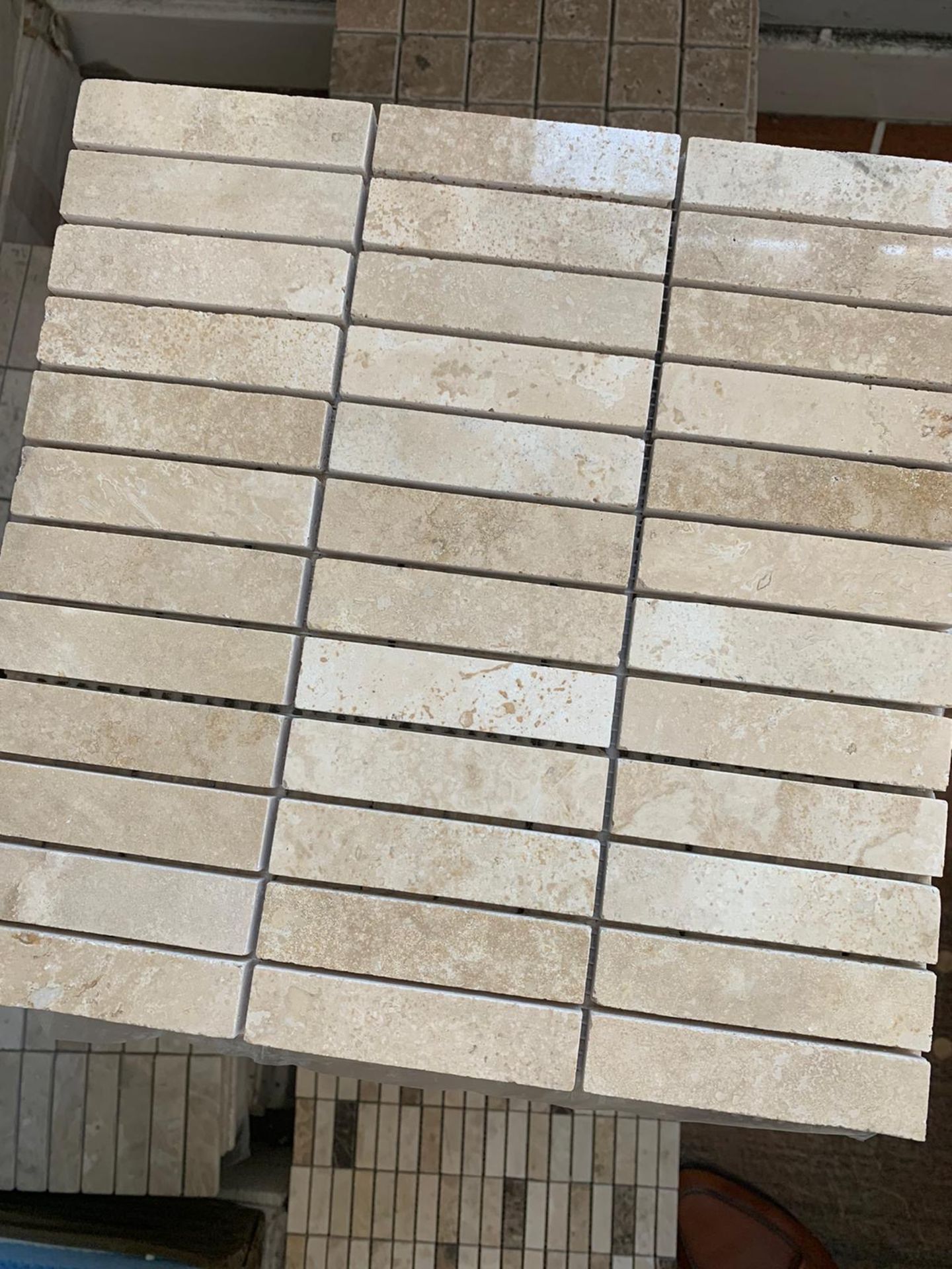 50 x Sofia Marble Mosaic 2.3x10cm