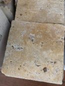 150 x Tumbled Travertine Mosaic 20x20cm