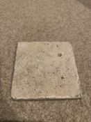 150 x Tumbled Travertine Mosaic 10x10cm