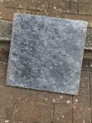 Black Marble Tumbled Opus Set Tiles - 406 x 406mm