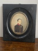 C19th portrait of Prussian officer