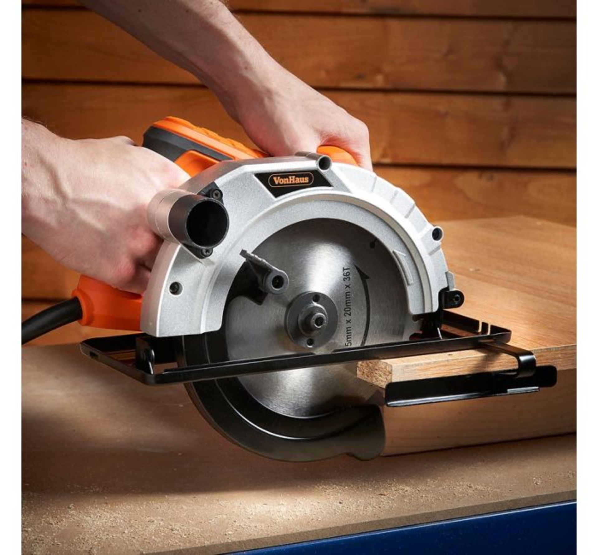 (WK23) 185mm Circular Saw Powerful 1200W input Multiple bevel angle settings for joint cuts ... - Image 2 of 2