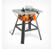 (WK2) 1500W 8” Table Saw 1500W table saw features a 0-45° cutting range 0°max 70mm / 45°...